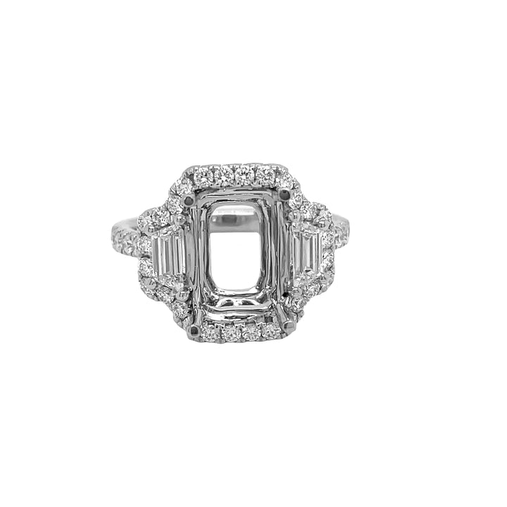 Platinum Diamond Semi-mount