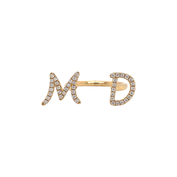 18kt Yellow Gold Diamond Ring