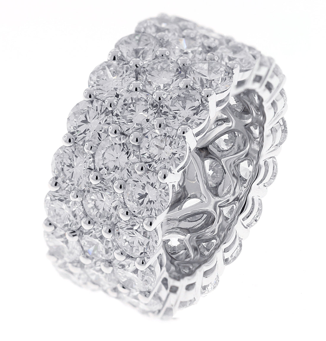 18kt White Gold Diamond Eternity Band