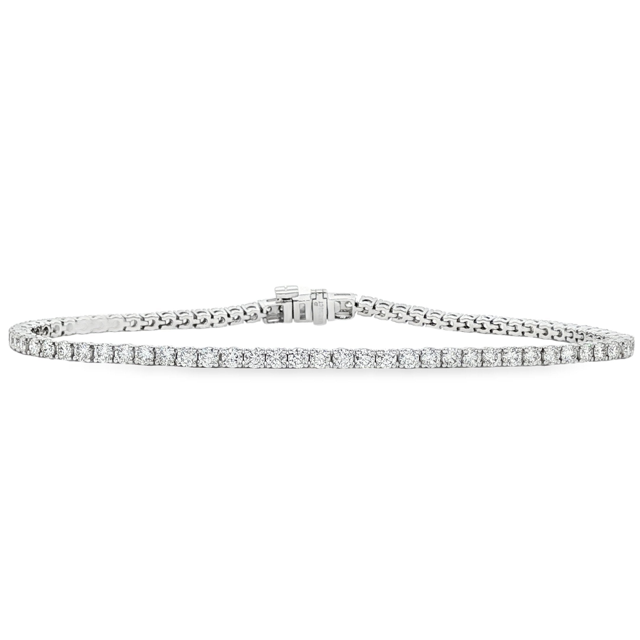 14kt White Gold Diamond Tennis Bracelet