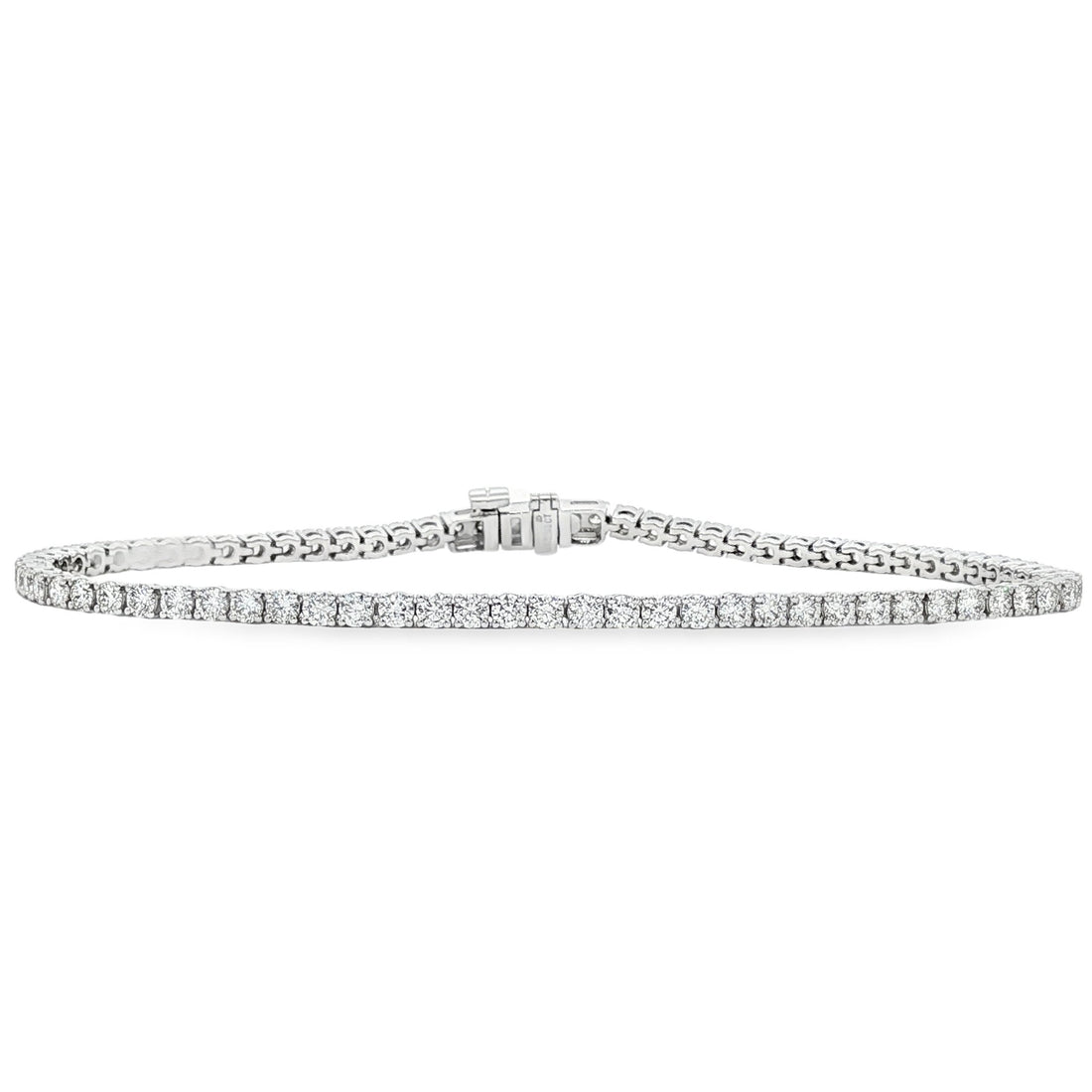 14kt White Gold Diamond Tennis Bracelet