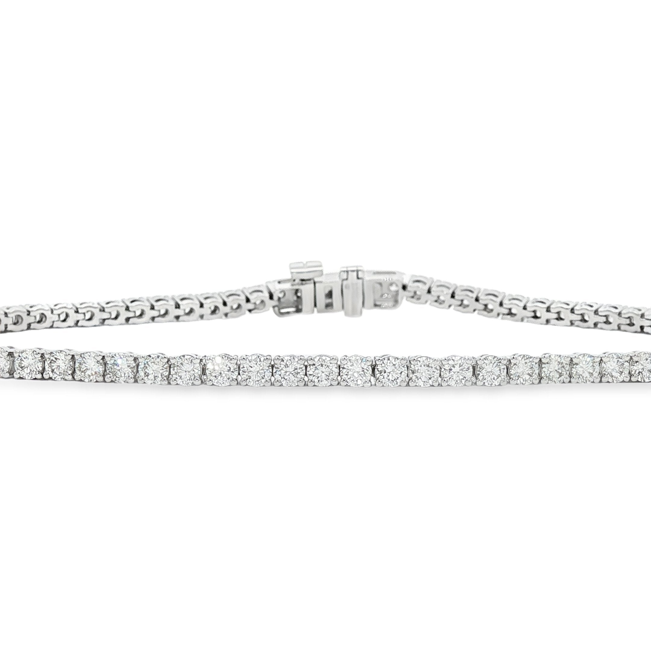 14kt White Gold Diamond Tennis Bracelet