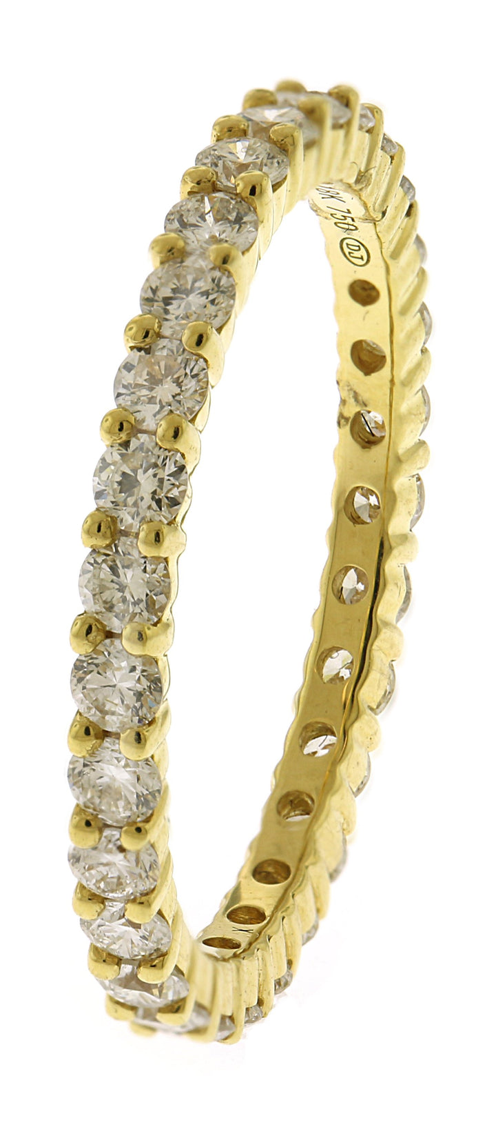 18kt Yellow Gold Diamond Eternity Band