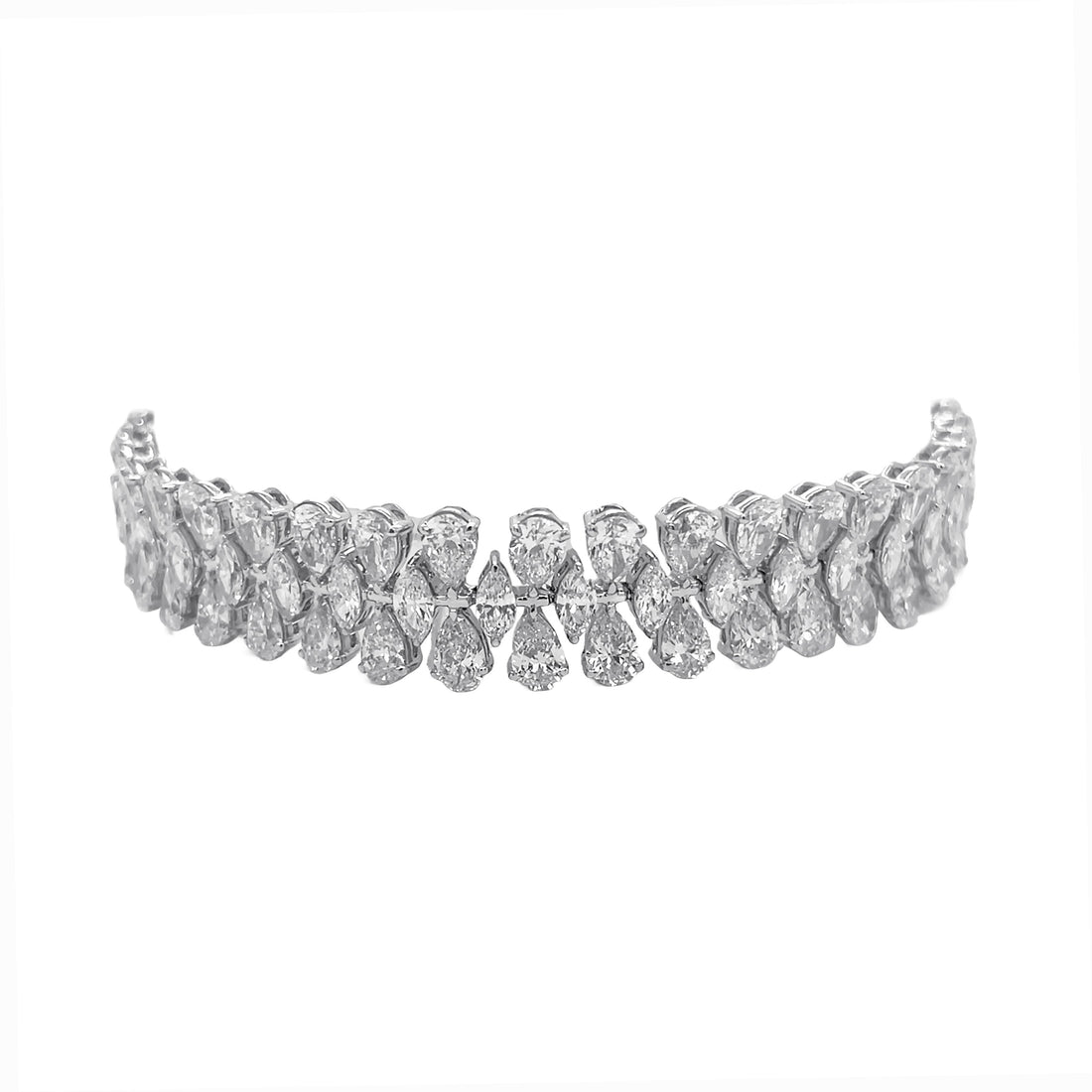 18kt White Gold Lab Diamond Bracelet