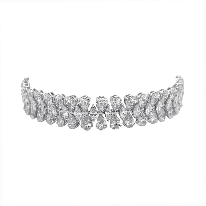 18kt White Gold Lab Diamond Bracelet