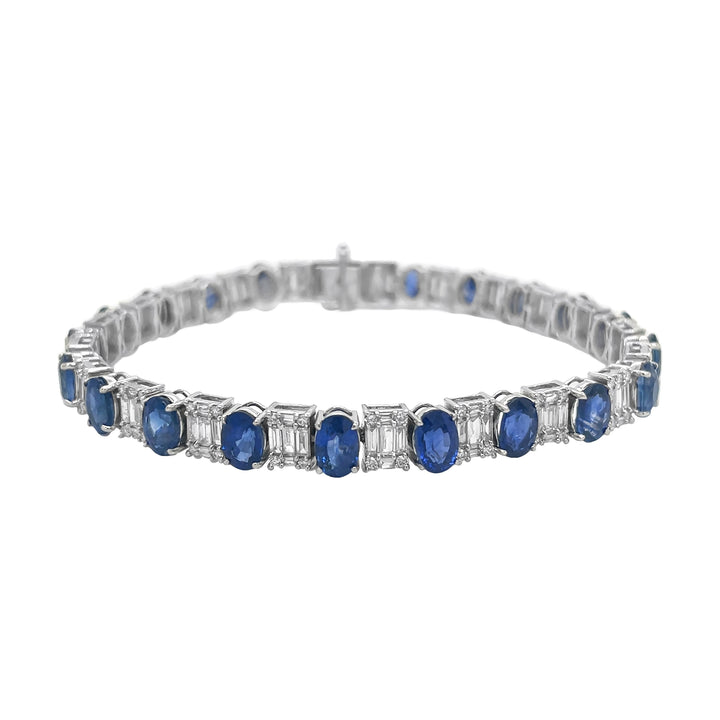 18kt White Gold Diamond Tennis Bracelet