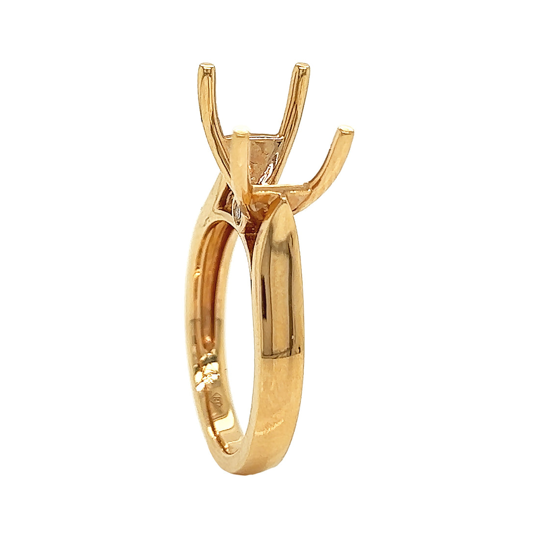 18kt Rose Gold Diamond Semi-mount