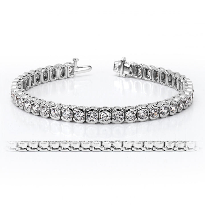 14kt White Gold Diamond Tennis Bracelet
