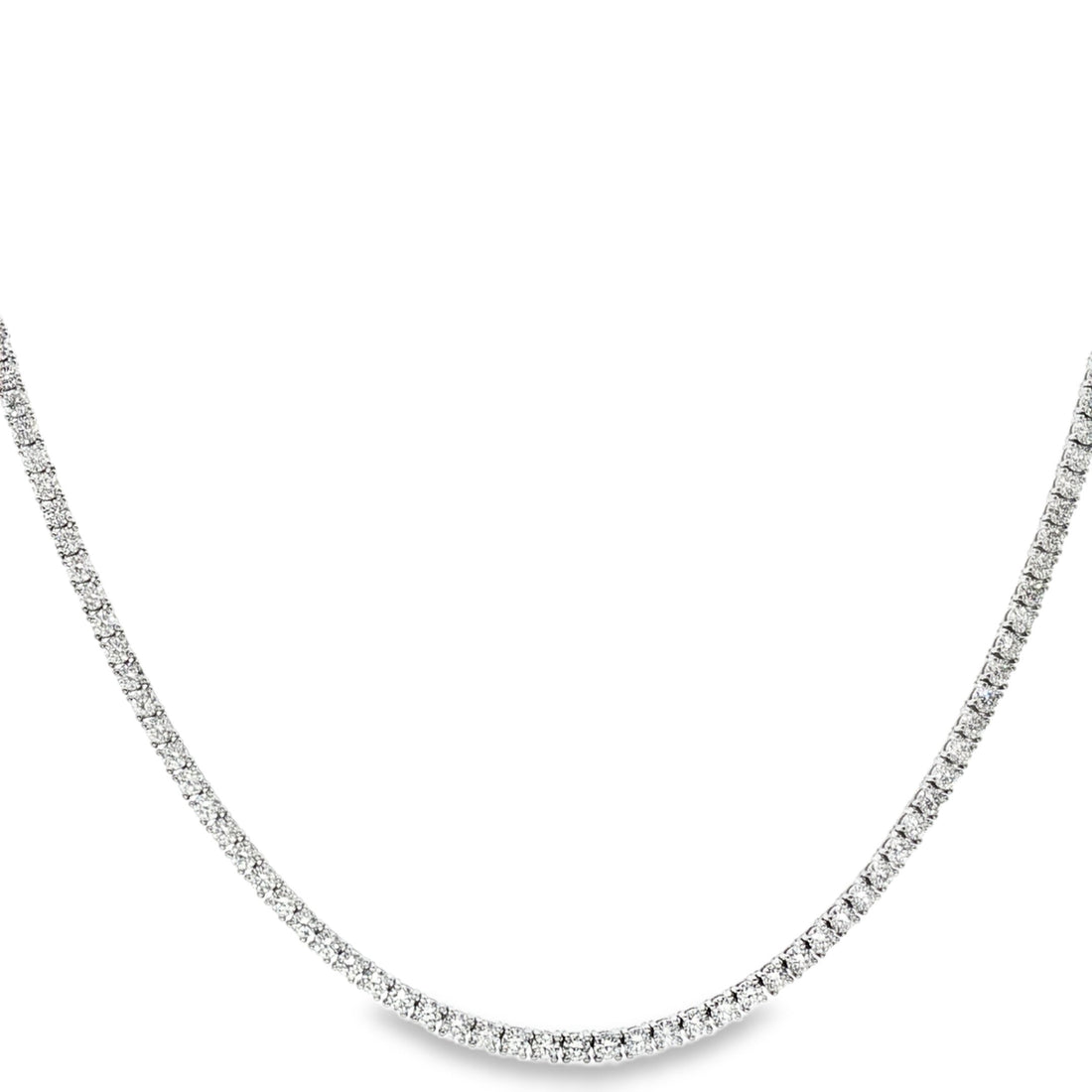 14kt White Gold Lab Diamond Tennis Necklace