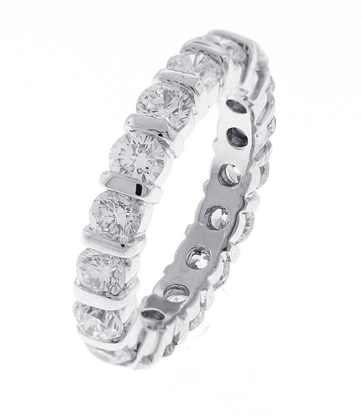 14kt White Gold Diamond Eternity Band
