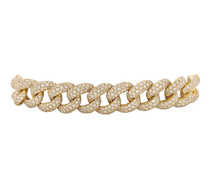 18kt Yellow Gold Diamond Bracelet