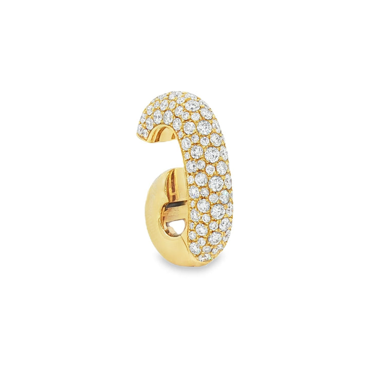18kt Yellow Gold Diamond Cuff Earring