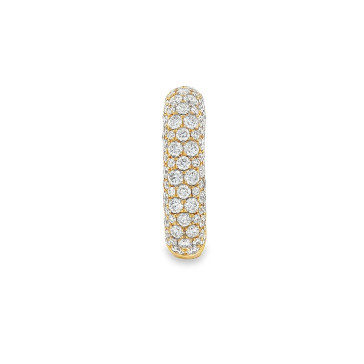 18kt Yellow Gold Diamond Cuff Earring
