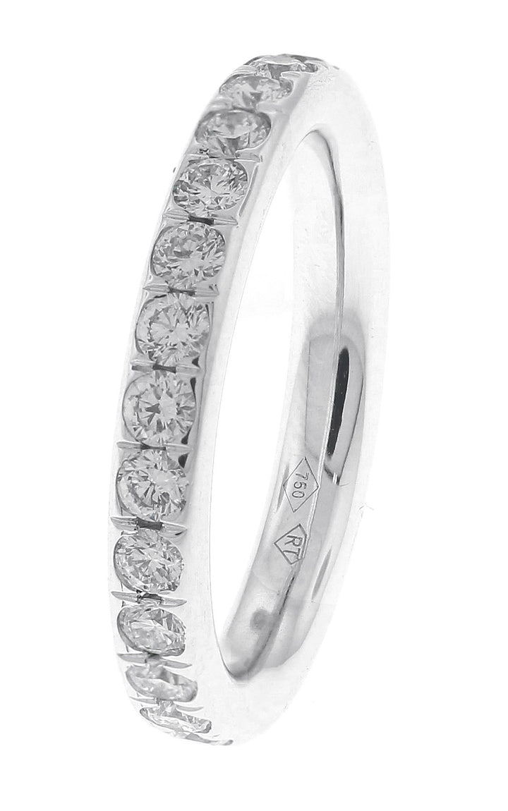 18kt White Gold Diamond Eternity Band