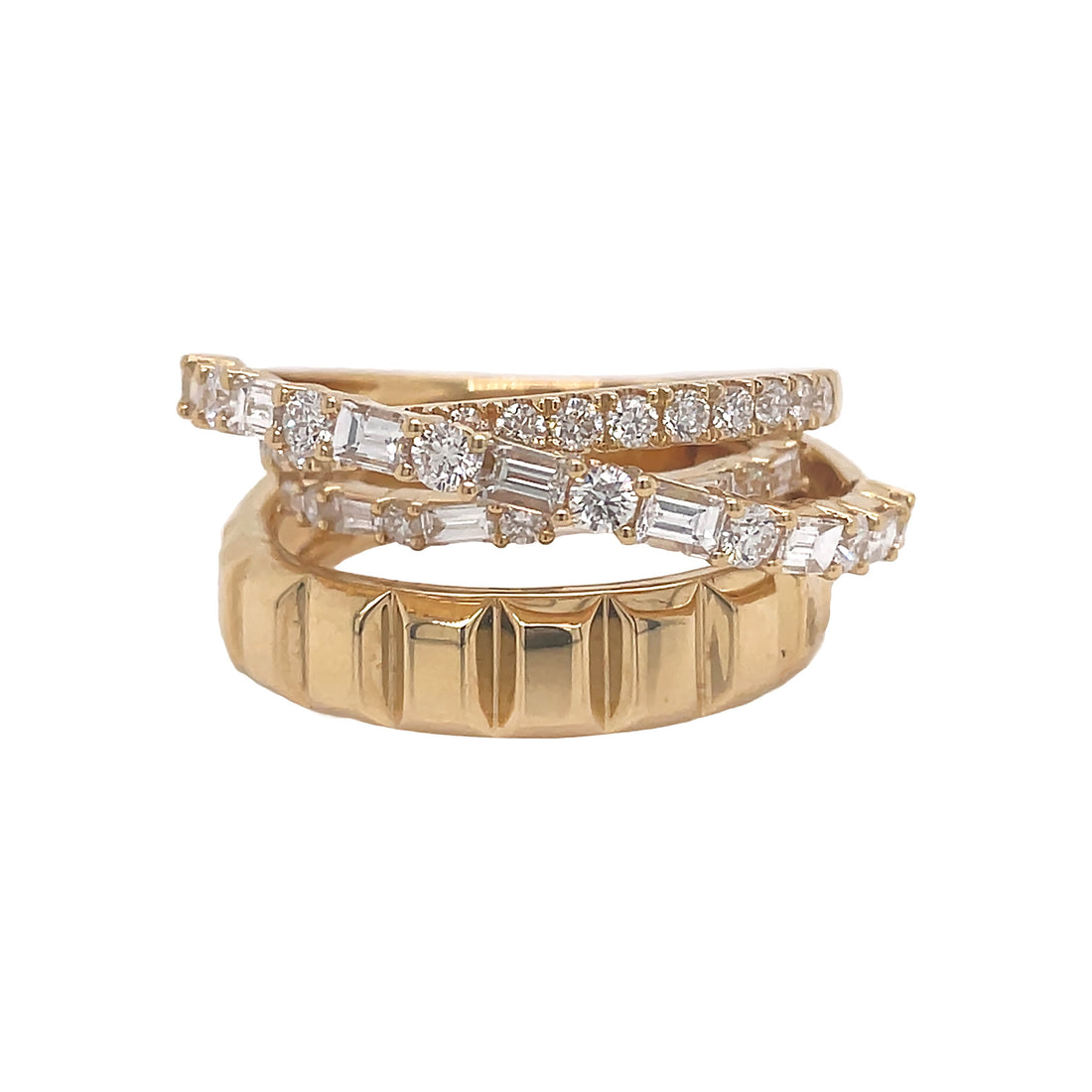 18kt Yellow Gold Diamond Ring