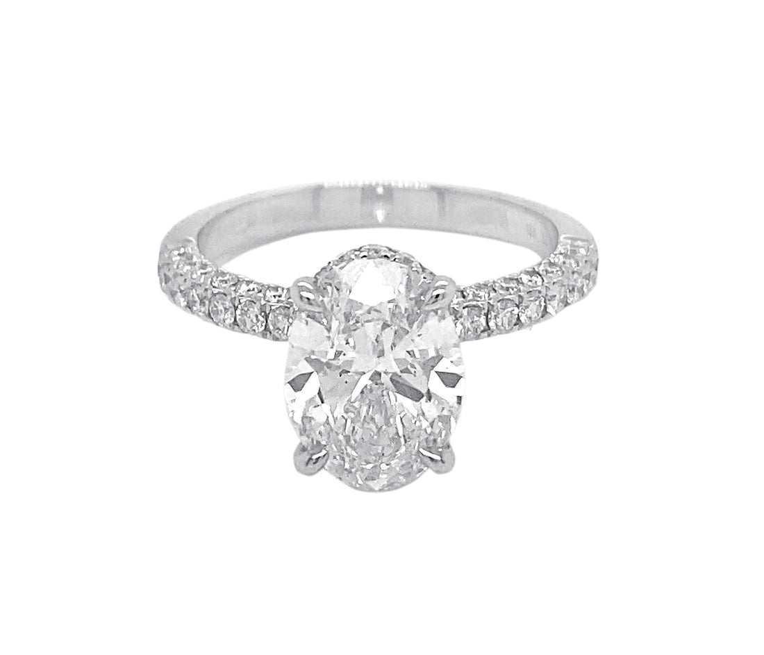 18kt White Gold Certified Diamond Ring