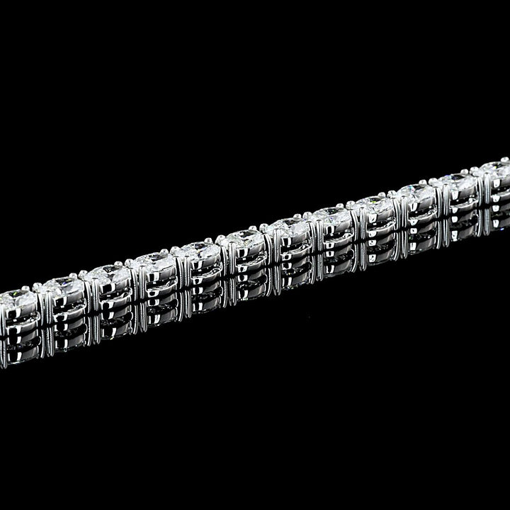 14kt White Gold Lab Diamond Tennis Necklace