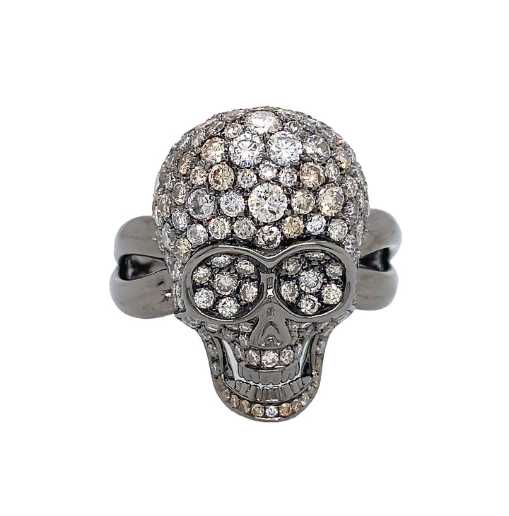 18kt Black Gold Diamond Ring