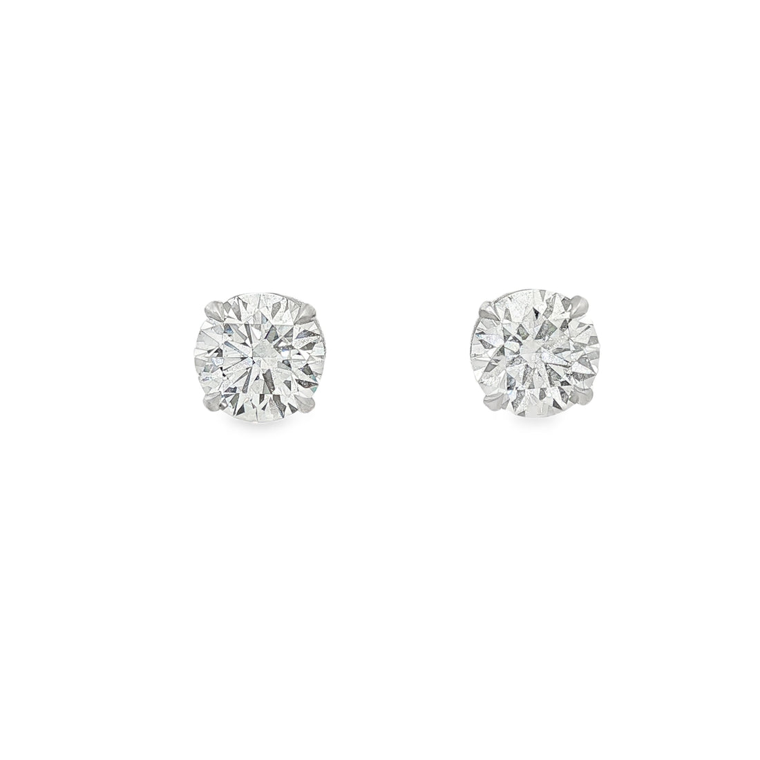 14kt White Gold Lab Diamond Studs