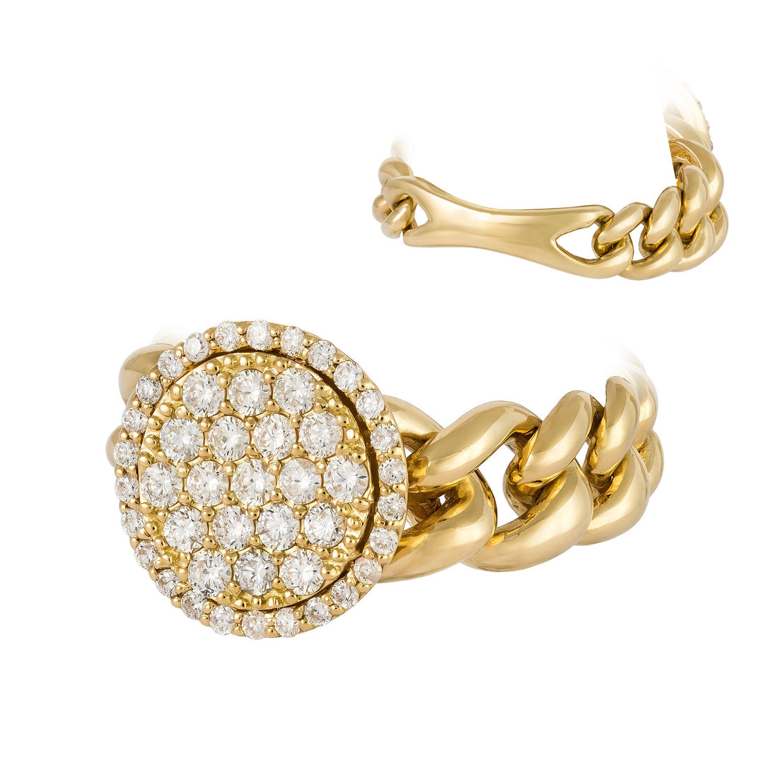 18kt Yellow Gold Diamond Ring