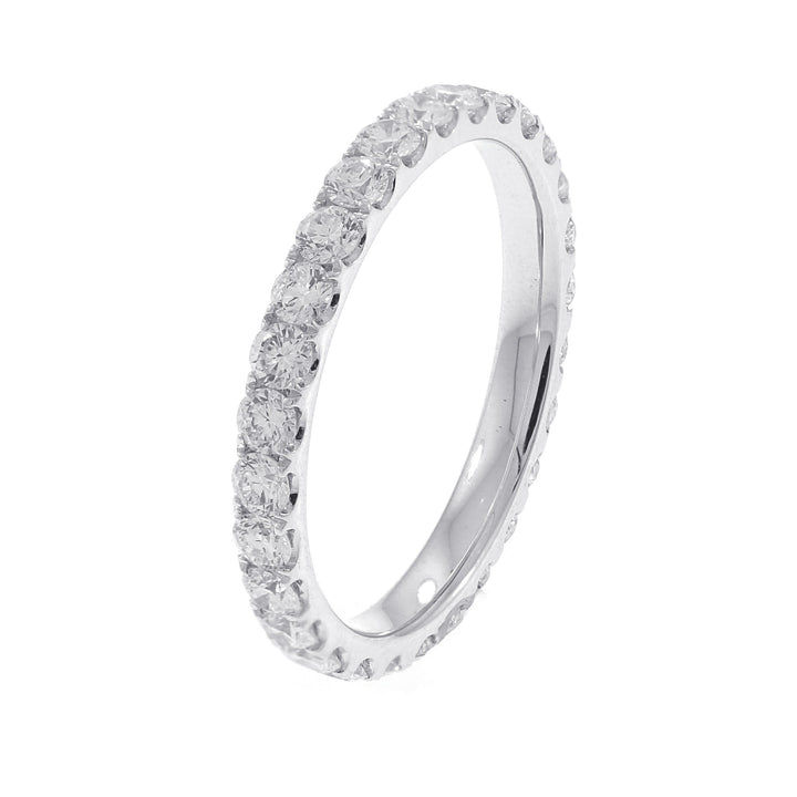 18kt White Gold Diamond Eternity Band