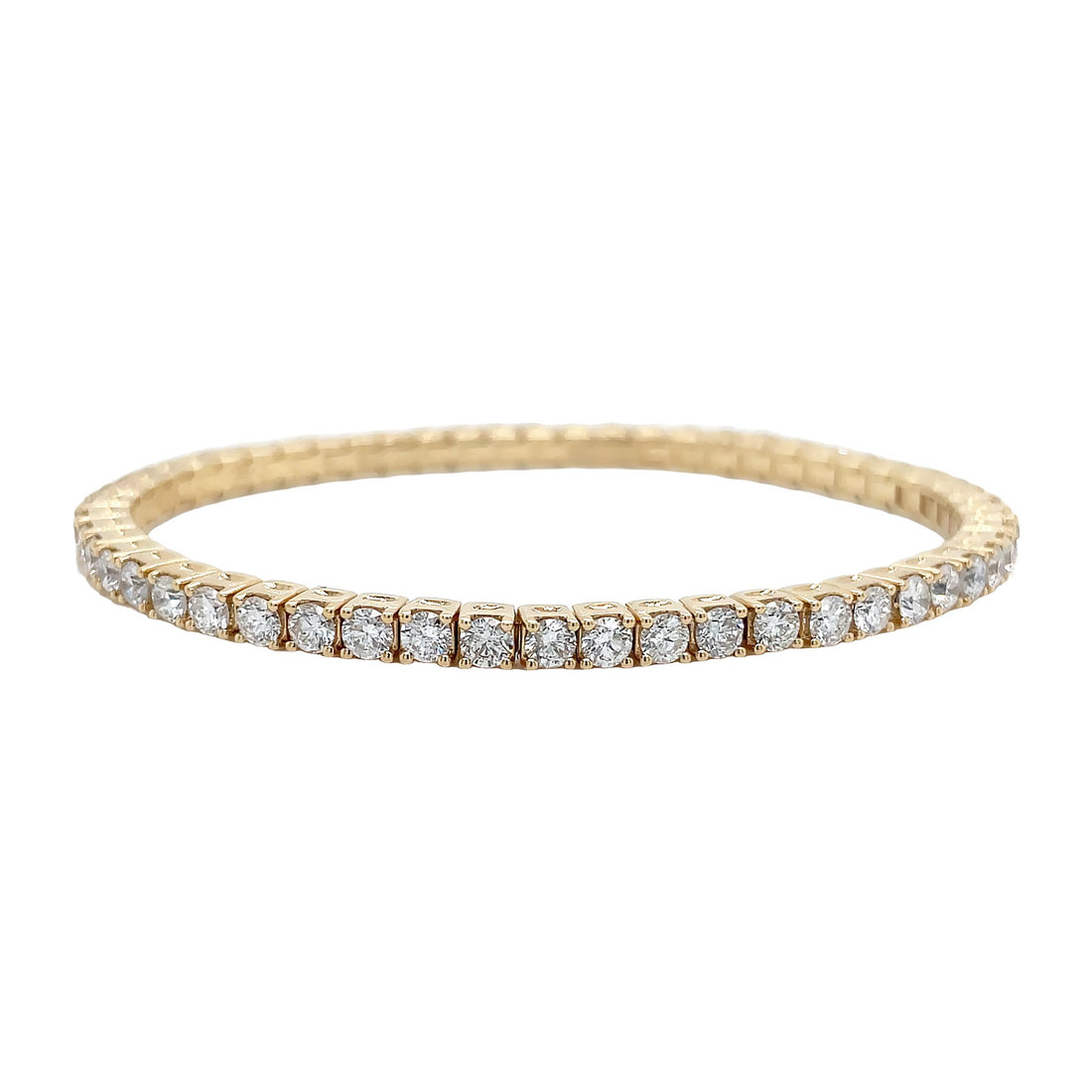 18kt Yellow Gold Diamond Bangle