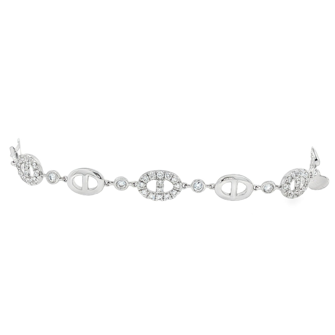 18kt White Gold Diamond Bracelet