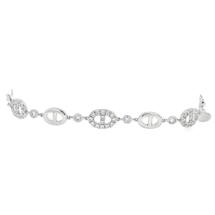18kt White Gold Diamond Bracelet