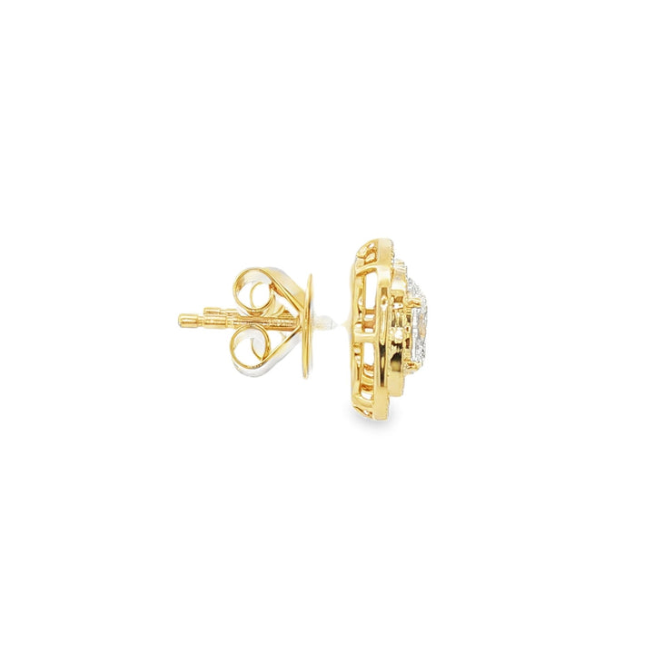 14kt Yellow Gold Lab Diamond Earrings
