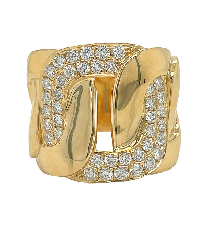 18kt Yellow Gold Diamond Ring