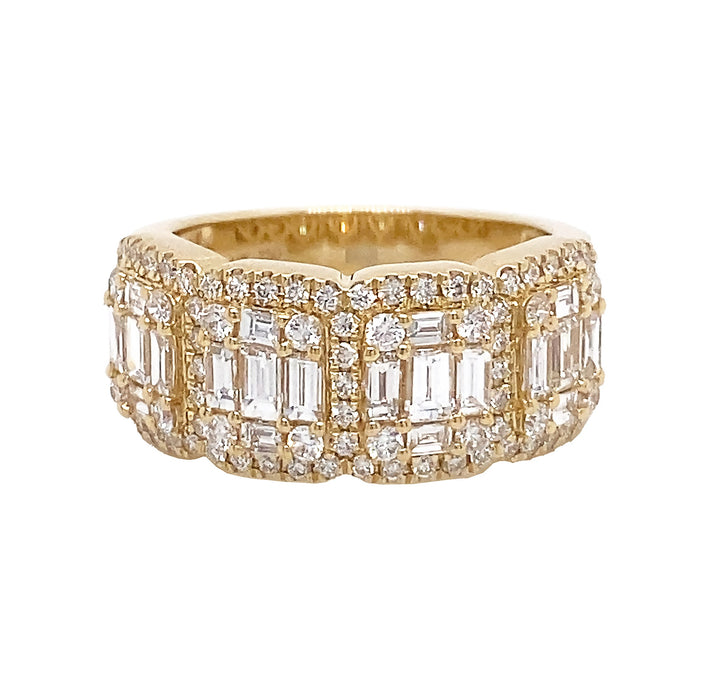 18kt Yellow Gold Diamond Ring