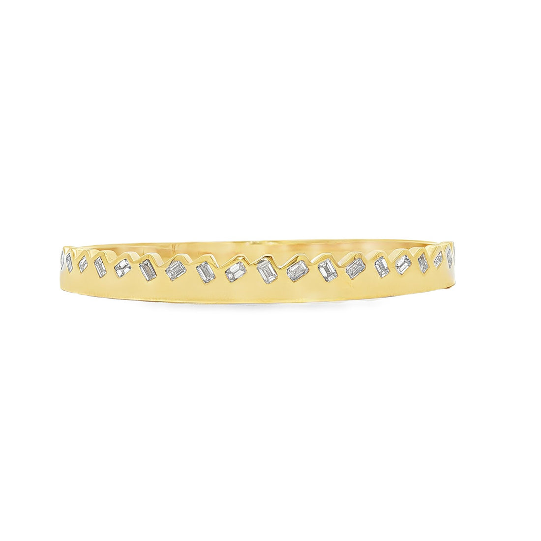 18kt Yellow Gold Diamond Bangle