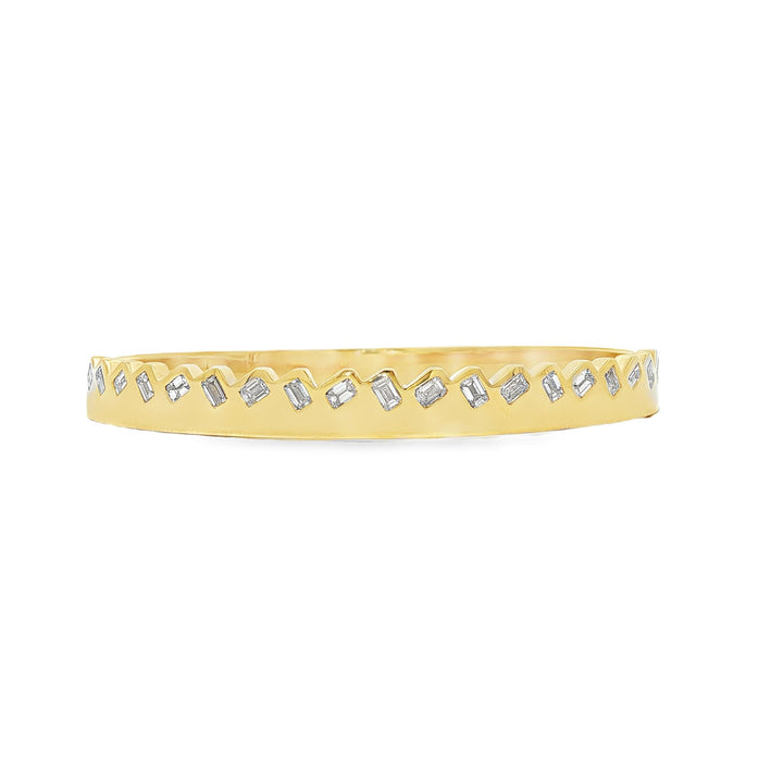 18kt Yellow Gold Diamond Bangle