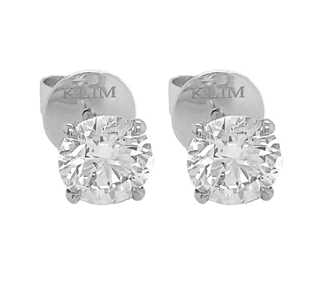 14kt White Gold Lab Diamond Studs