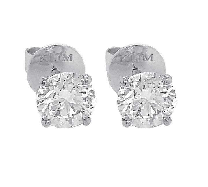 14kt White Gold Lab Diamond Studs