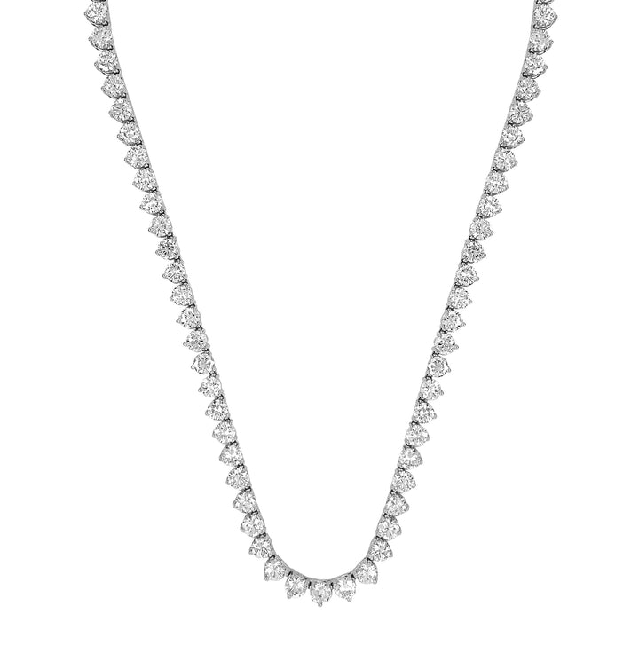 18kt White Gold Diamond Necklace