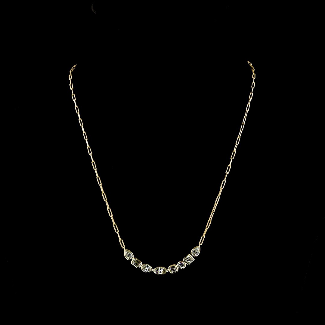 14kt Yellow Gold Lab Diamond Pendant