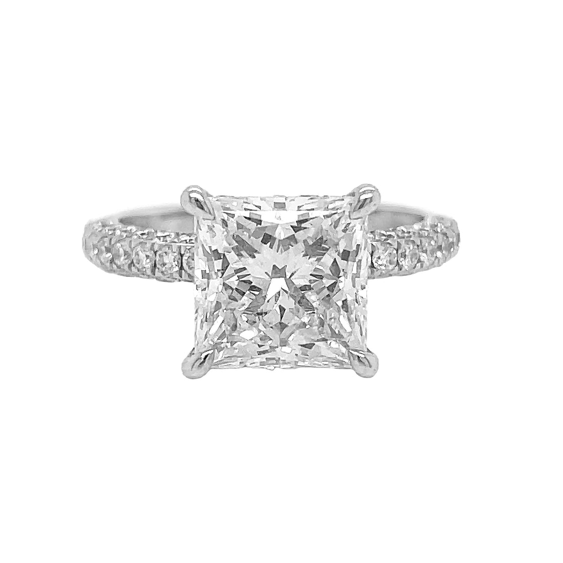 18kt White Gold GIA Certified Lab Diamond Ring