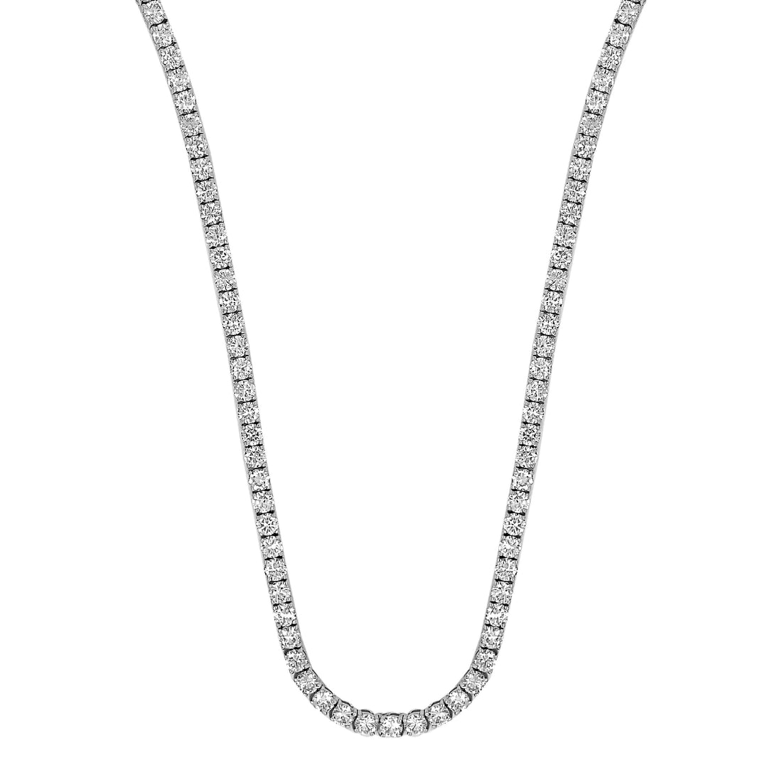 18kt White Gold Diamond Necklace