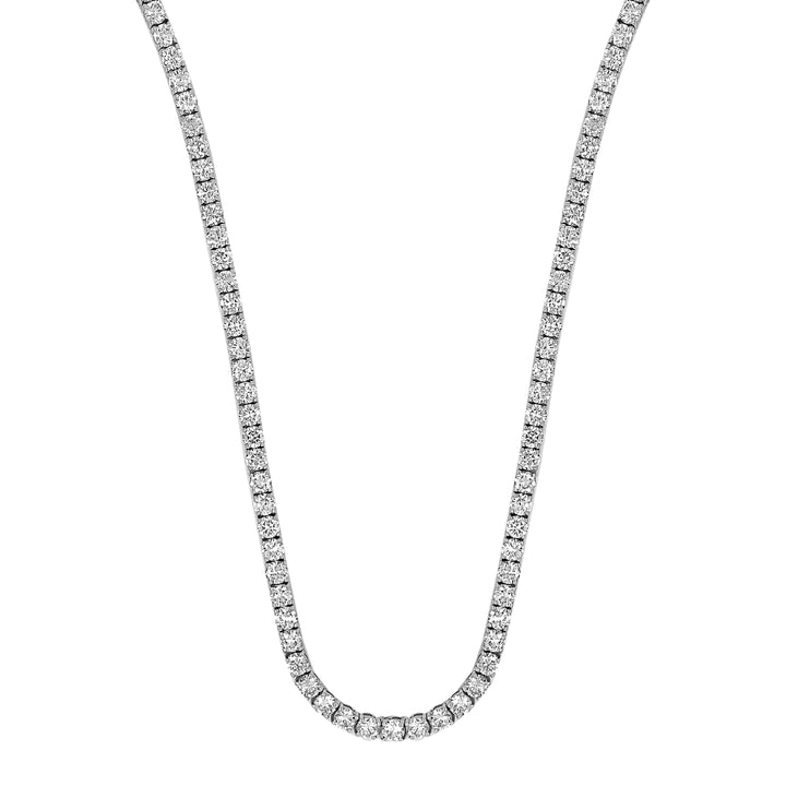 18kt White Gold Diamond Necklace