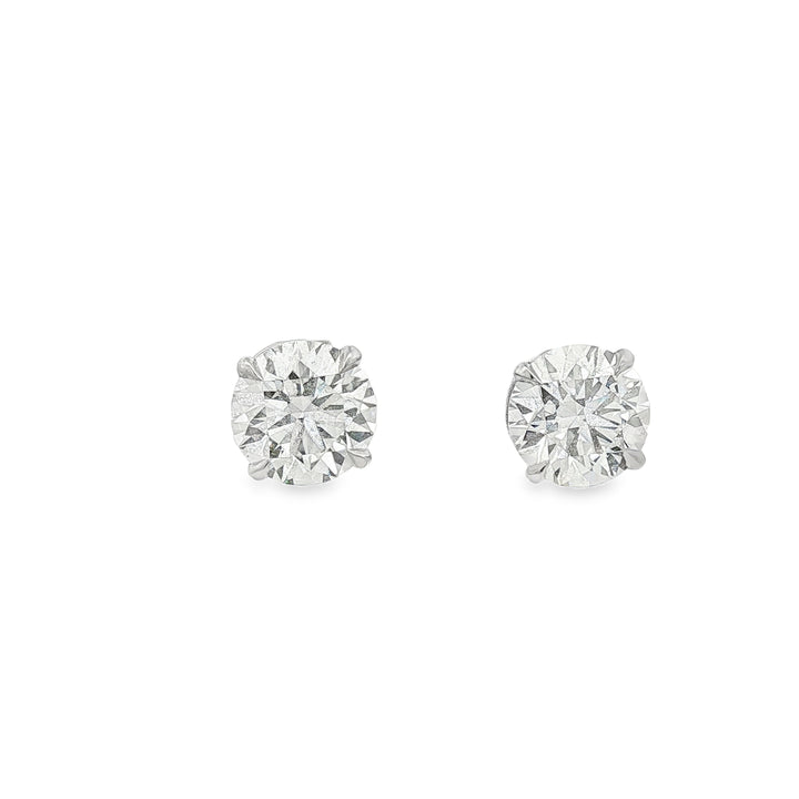 14kt White Gold Lab Diamond Studs