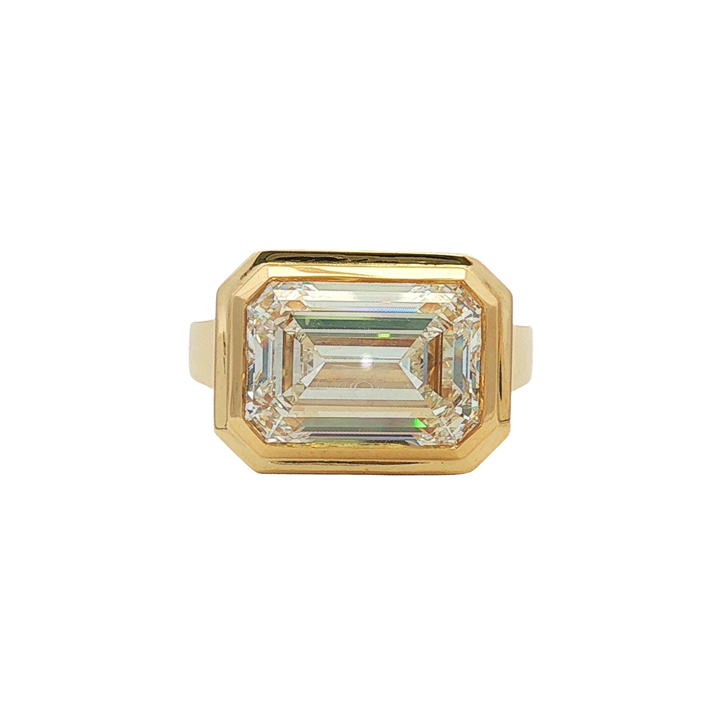 14kt Yellow Gold Lab Diamond Ring