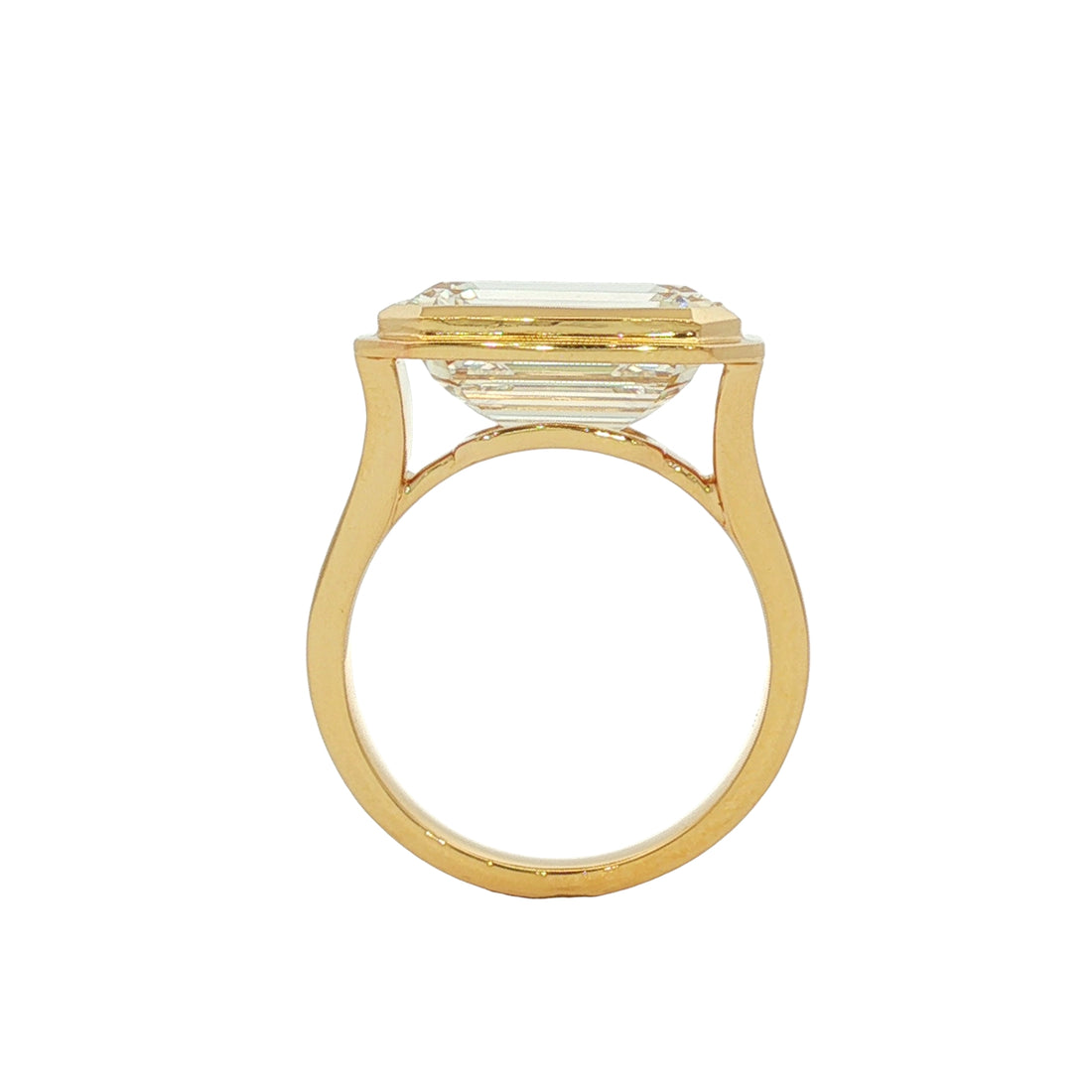 14kt Yellow Gold Lab Diamond Ring