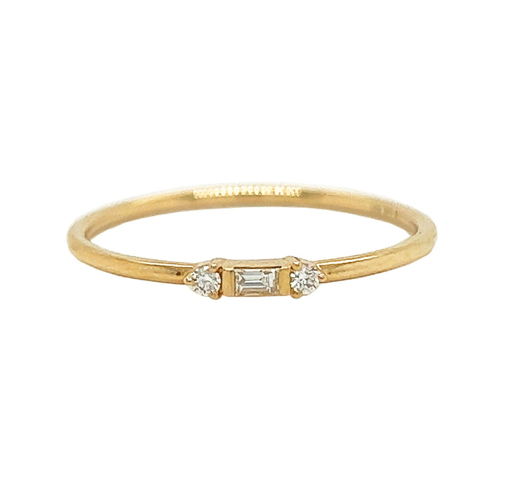 14kt Yellow Gold Diamond Ring