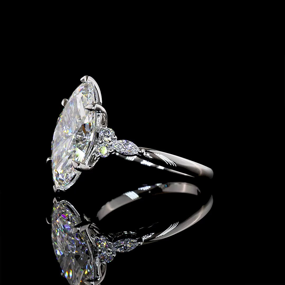 Platinum Lab Diamond Ring