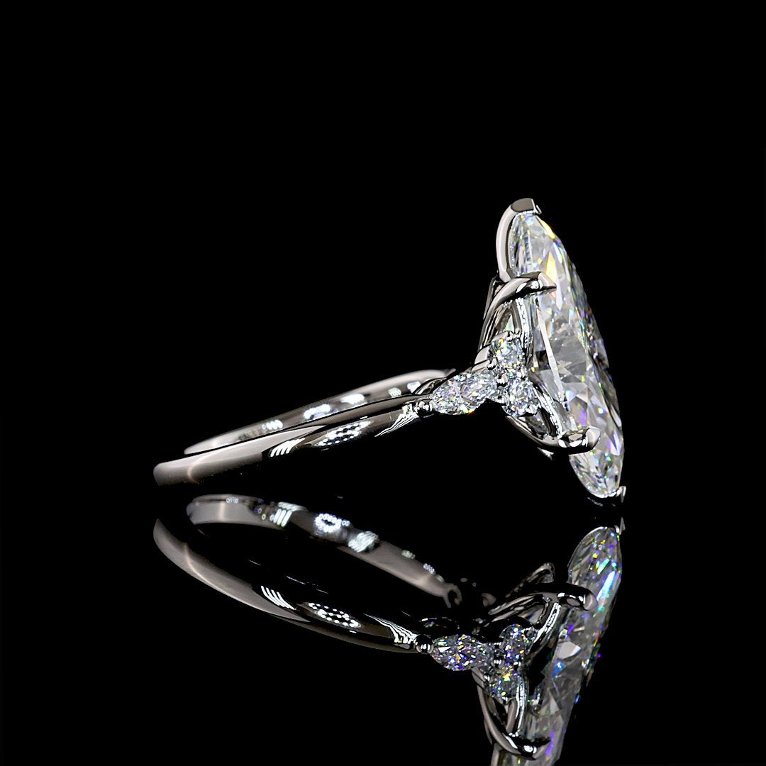 Platinum Lab Diamond Ring