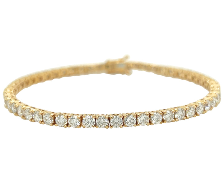 18kt Yellow Gold Diamond Bracelet