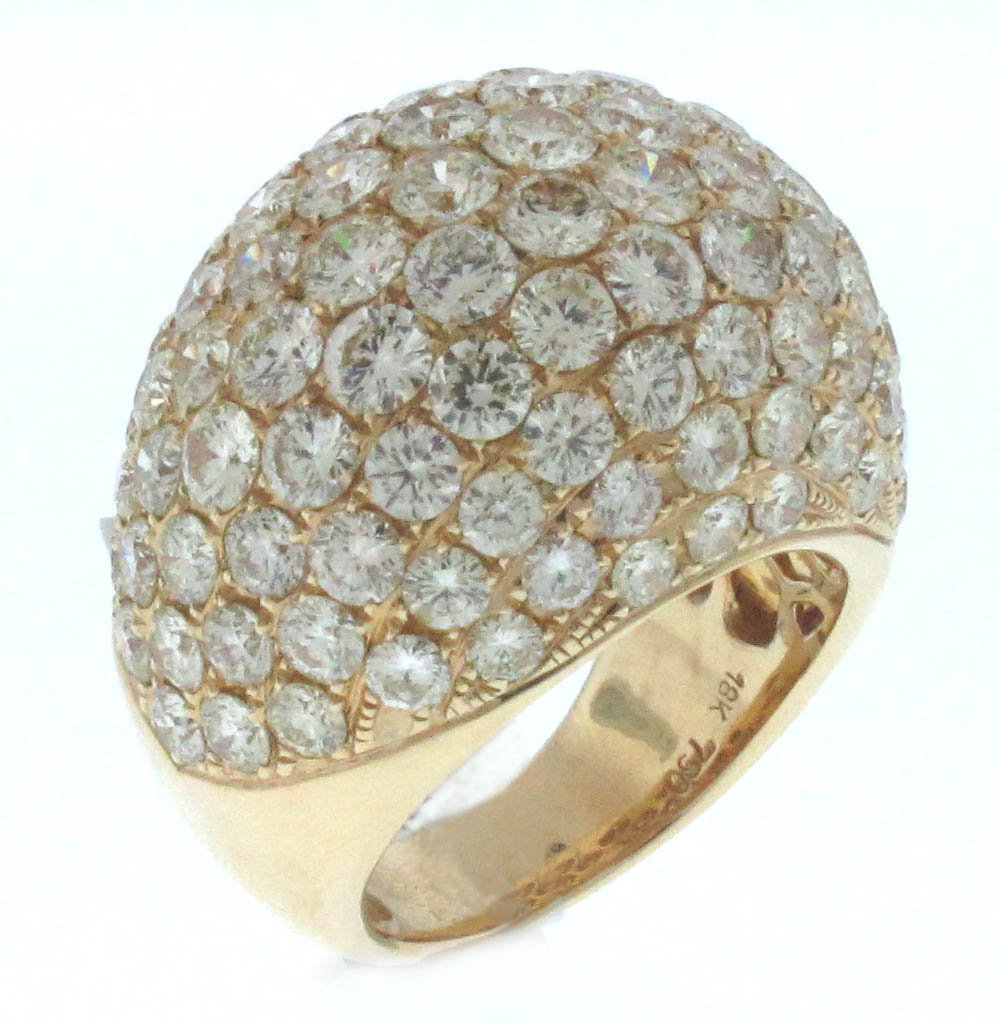 18kt Yellow Gold Diamond Ring