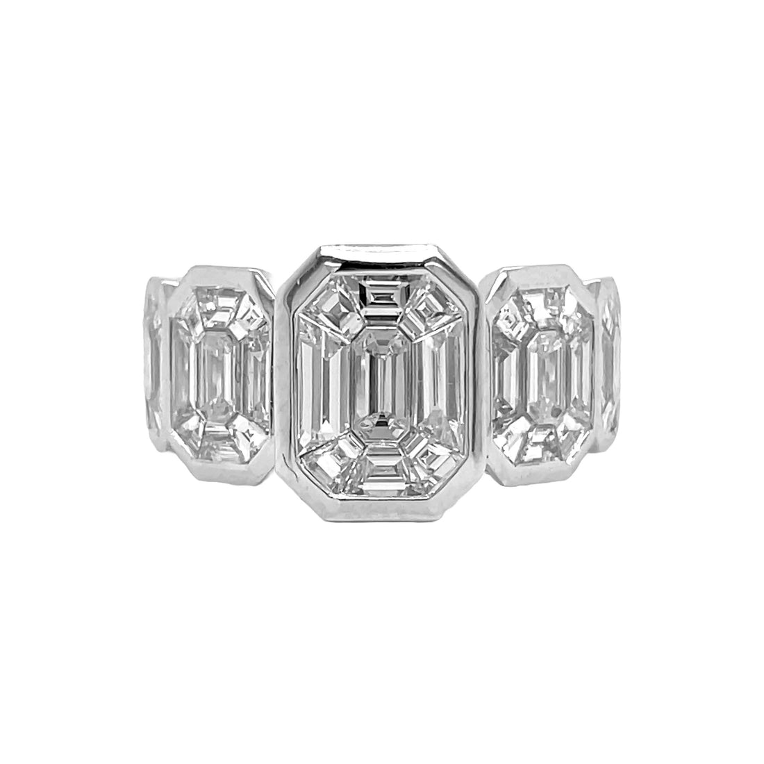 18kt Yellow and White Gold Diamond Ring