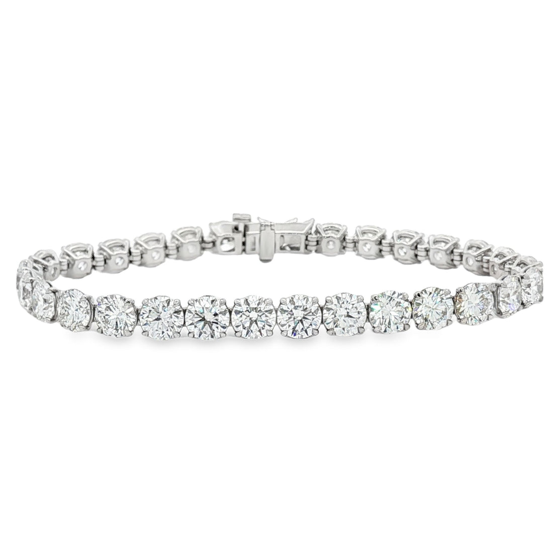 14kt White Gold Lab Diamond Tennis Bracelet
